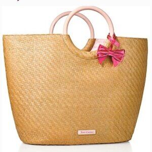 Juicy Couture Straw Tote Bag